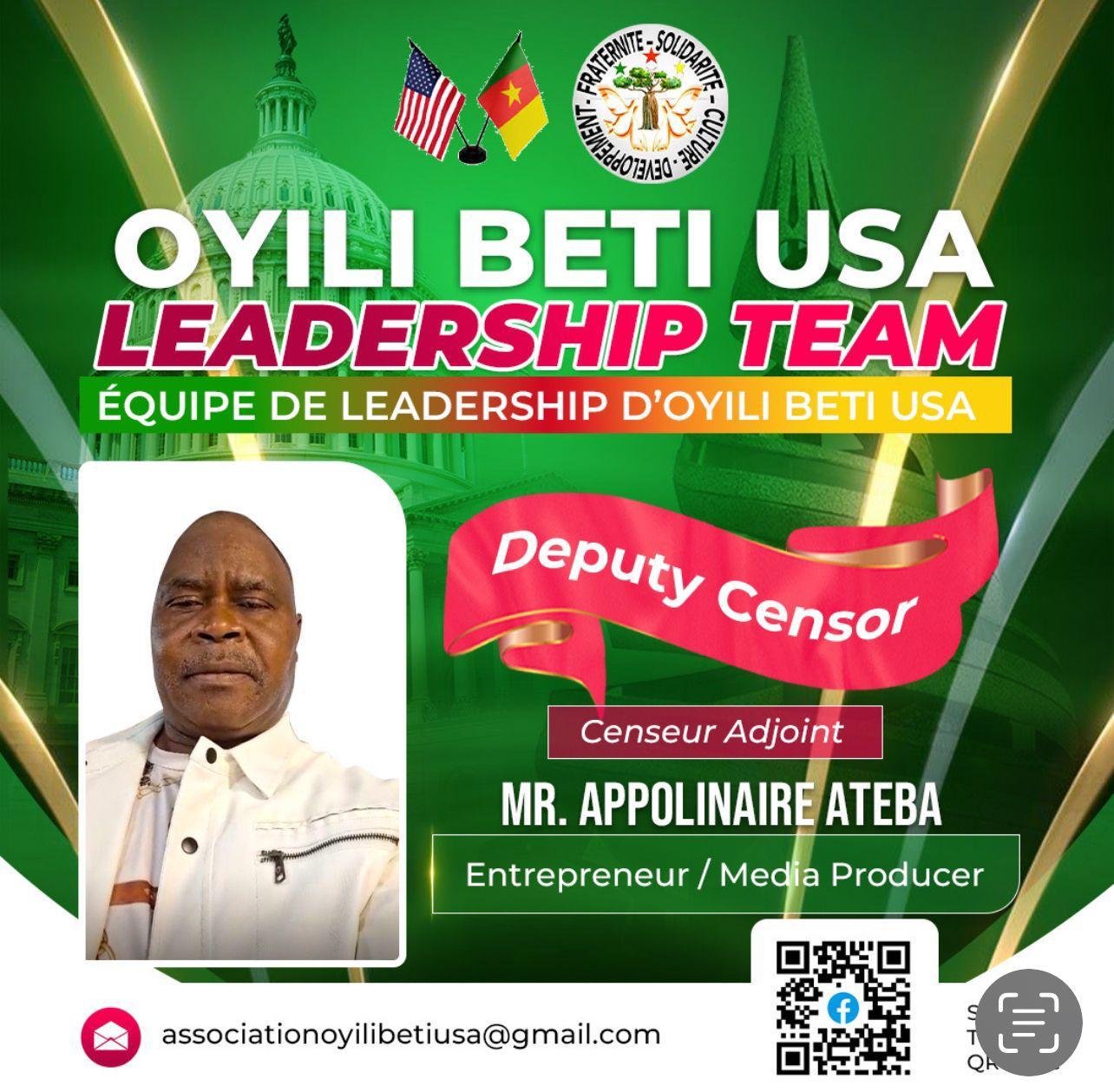 Mr. Appolinaire Ateba