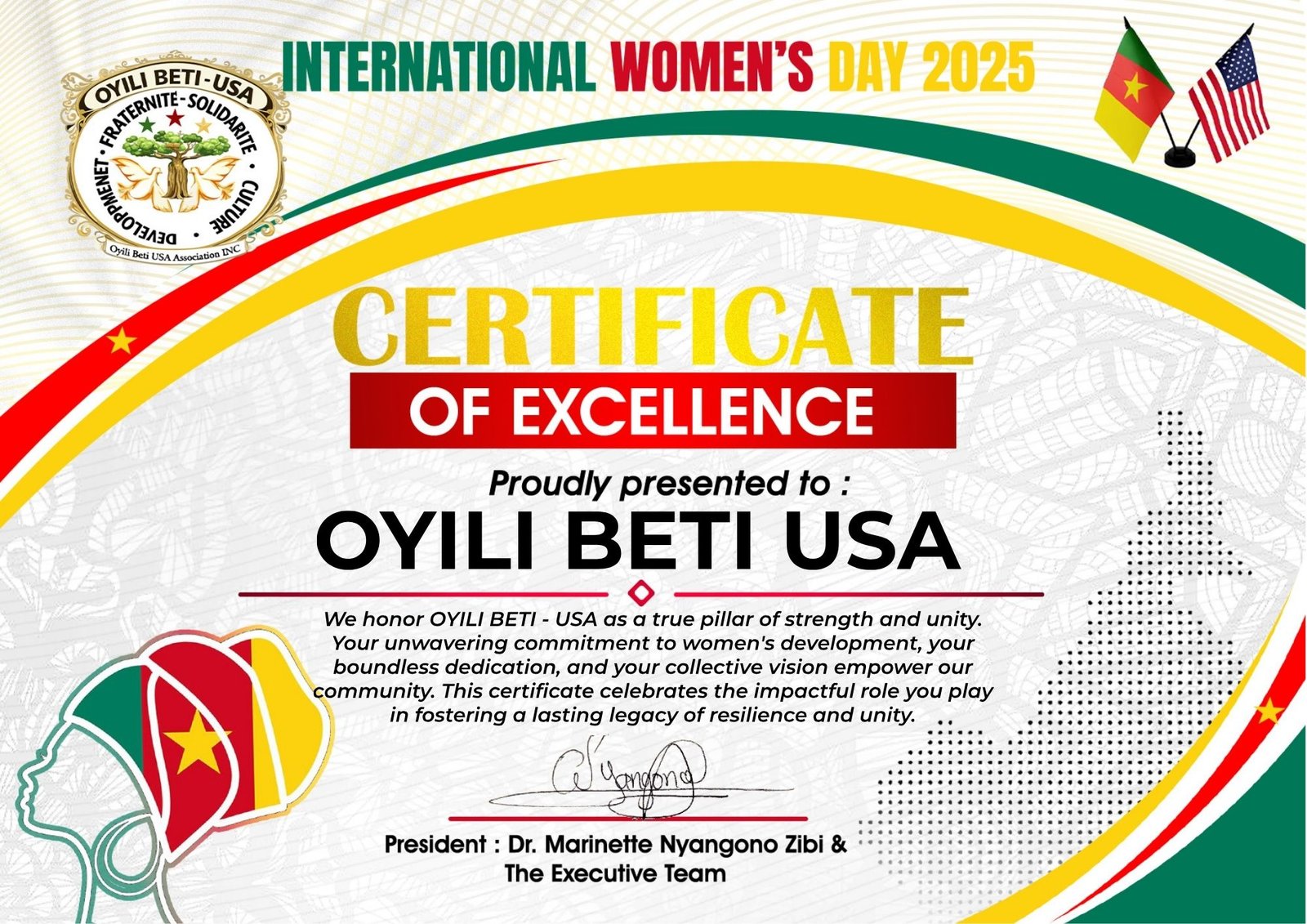 Women’s Day Certificate